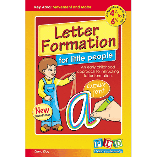 Letter Formation for Little People - Cursive Font