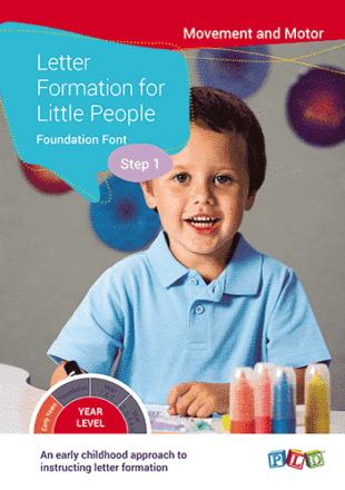 Letter Formation for Little People - Foundation Font - Step 2