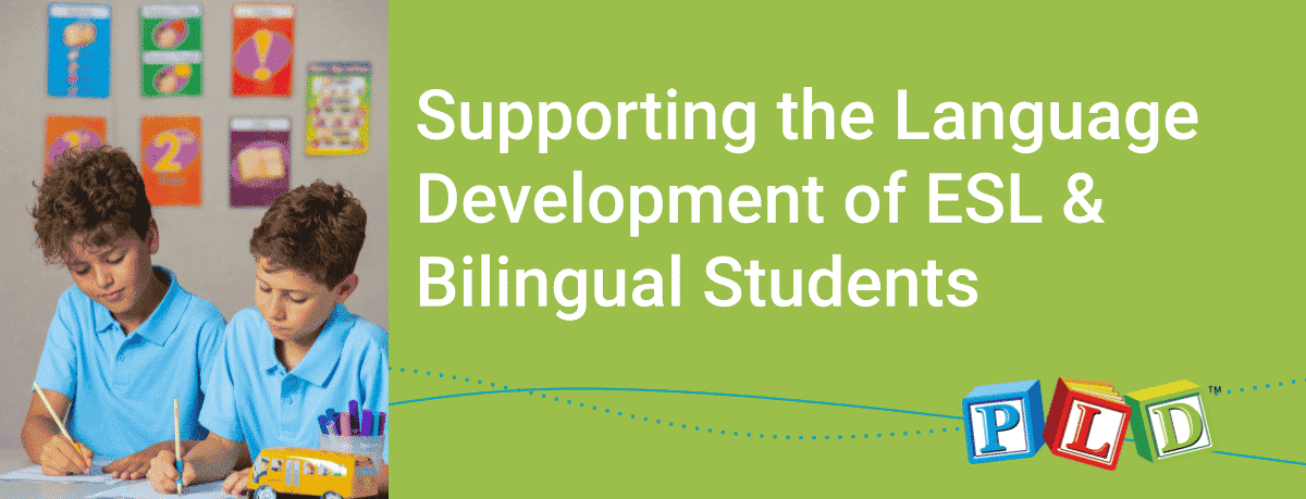 ESL and bilingual students - how to support language development?