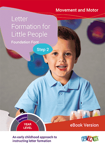 Letter Formation for Little People - Foundation Font - Step 2
