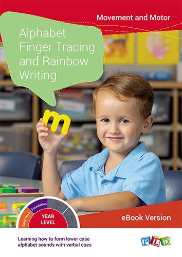 Alphabet Finger Tracing and Rainbow Writing