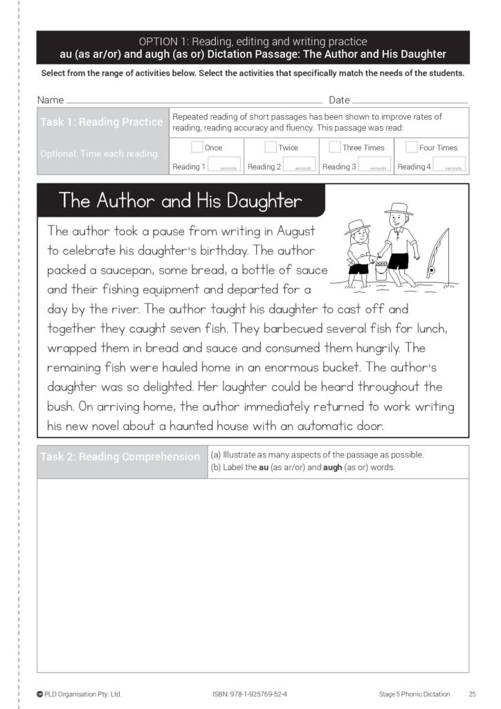 Using the Phonic Dictation Passages For At-Home Decodable Reading Material