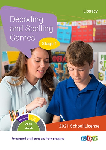 Decoding and Spelling Games – Stage 1 (Subscription)