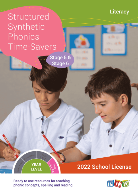 Structured Synthetic Phonics Time-Savers – Stage 5 & 6 (Subscription)