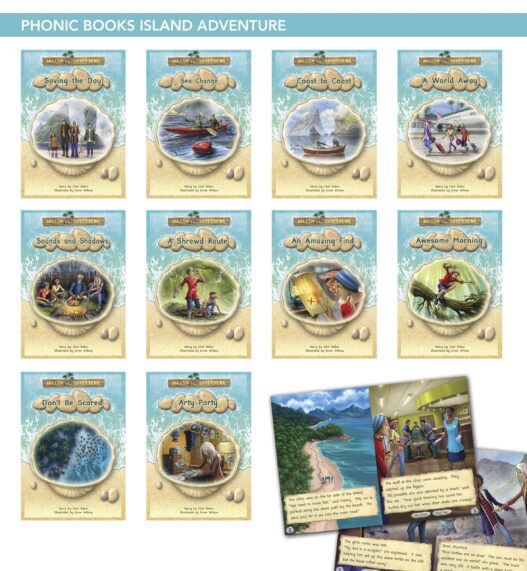 Middle & Upper Catch-Up Reading Books: Island Adventure Series (Set 1)