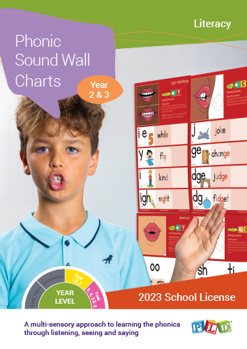Phonic Sound Wall Charts for Year 2 & 3 (Subscription)