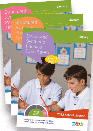 Structured Synthetic Phonics Time-Savers – Stage 1 – 6 Full Set (Subscription)