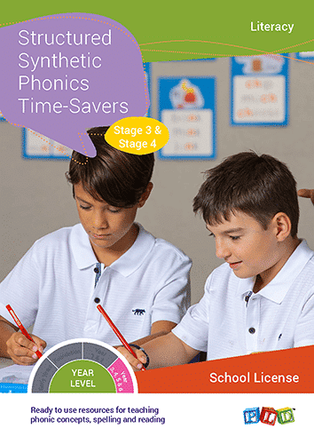 Structured Synthetic Phonics Time-Savers – Stage 3 & 4 (Subscription)