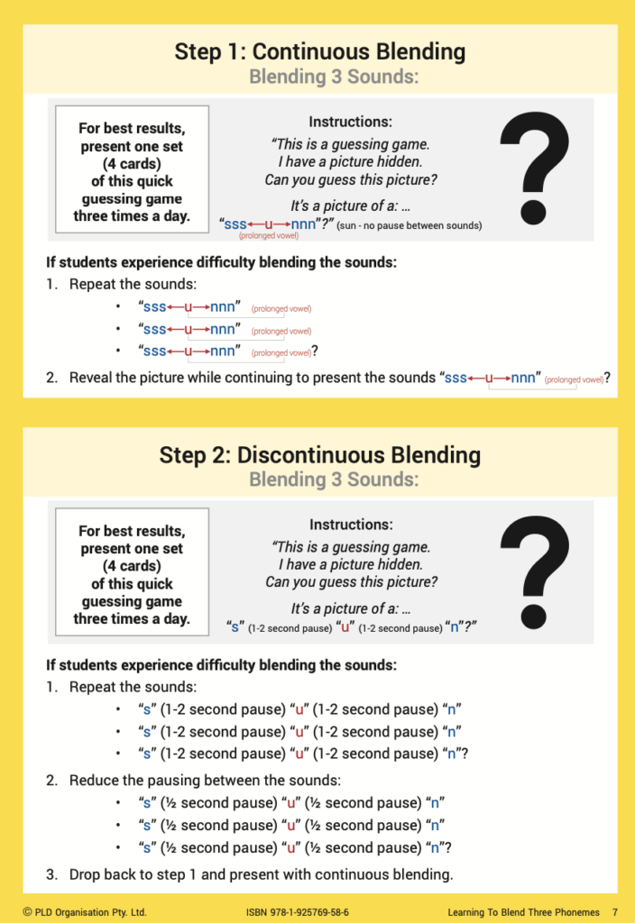 How To Teach Blending - Continuous or Discontinuous Phonation for Blending Sounds Together?